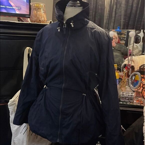 Plus size avenue 3xl xxxl jacket anorak rain wind breaker lightweight spring - Picture 2 of 5